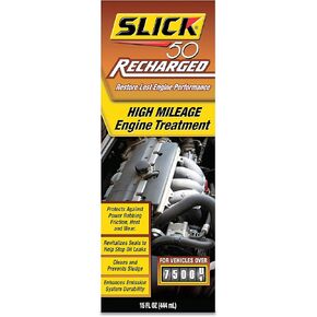 750002 Recharged High Mileage Engine Treatment, 15-Ounce