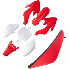 Thicker ABS Plastics Kit with High Elasticity Red Tall Seat for Honda CRF50F XR50R CRF XR 50 SSR Chinese 110cc 125cc Dirt Pit Bike