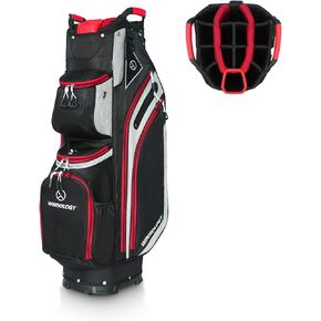 Golf Bag Travel Club Stand Ball Cart Support Pole Vessel Pouch Camo Stand Gifts Airlines For Men Clearance Womens Small Lightweight Golf Bag Organizer Storage. 14 Way Full Length Dividers.