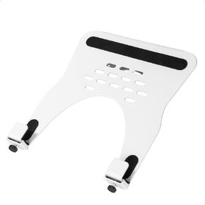 Monitor Arm Laptop Tray Holder Bracket Tablet White 10-16 inch Vesa 75 mm and 100 mm Mounting Plate with Sliding Pad Black XY360W
