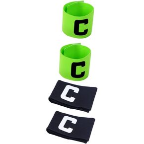 4Pcs captain armband soccer balls for kids soccer for kids basketball for kids football captains armband soccer captain badge captain wrist nylon Portable Football Band elasticity