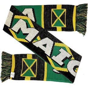 Jamaica Soccer Knit Scarf