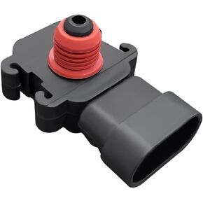 Manifold Absolute Pressure Sensor, 3-Pin Intake Air Pressure Sensor, OEM Number 213-796 213-1742, Automotive MAP Sensor Replacement Compatible with Suburban Escalade Silverado