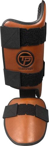 Tru Pro Leg Guard للبيسبول والكرة اللينة - جلد طبيعي - مقاس واحد - ملابس واقية للبيسبول والكرة اللينة in Kuwait