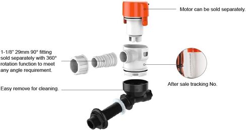 SEAFLO 12V 1100GPH Livewell/Baitwell Pump 13E in Saudi Arabia