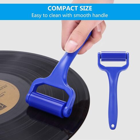 منظف ​​سجل باسيفيك ميلر، بكرة تنظيف سيليكون لزجة مضادة للكهرباء الساكنة لسجل الفينيل، شاشة LCD، قابلة للغسل وإعادة الاستخدام، مزيل الغبار in Kuwait