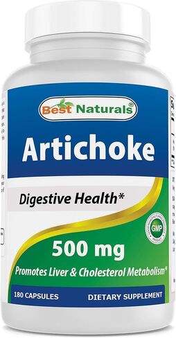 Best Naturals Artichoke Extract 10000 mg Equivalent - 3rd Party Lab Tested - 180 Capsules in Saudi Arabia