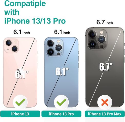 Battery Case for iPhone 13/13 Pro, 7000mAh Portable Extended Charger Cover with Soft TPU Case Charging Case for iPhone 13 and iPhone 13 Pro (6.1 inch) Gray in Kuwait