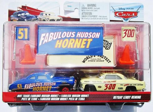 Disney Cars 2022 Fan-Favorite 2-Pack with Race Team Flags and Signs: (Rusteze Lightning McQueen Jackson Storm) in Saudi Arabia