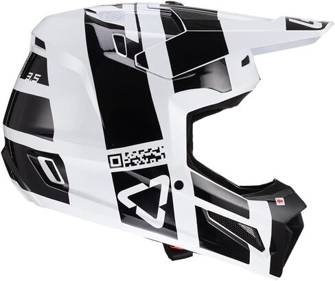 Leatt Helmet Moto 3.5 Jr V24 Blk/Wht #M 51-52cm in Saudi Arabia