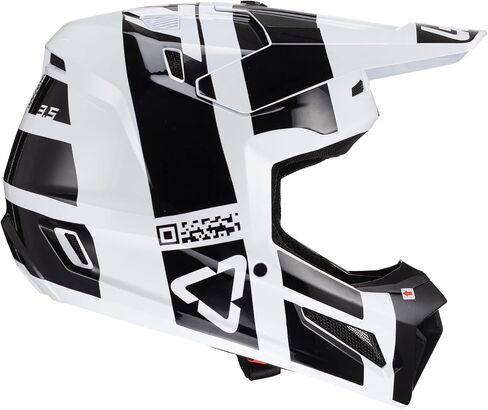 Leatt Helmet Moto 3.5 Jr V24 Blk/Wht #M 51-52cm in Saudi Arabia