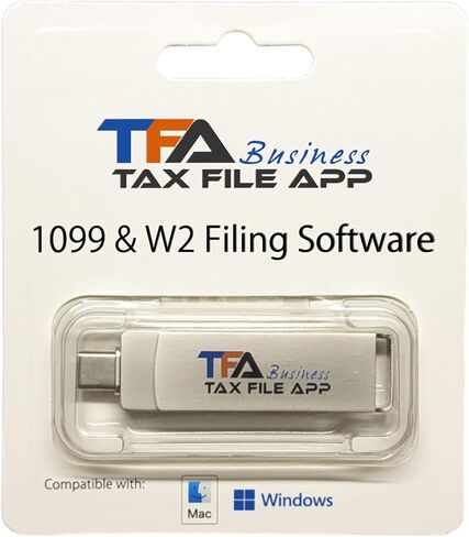 برنامج TFA لإيداع النماذج الضريبية والطباعة والبريد وefile نماذج W2 و1099 لنظامي التشغيل Windows وMac in Kuwait