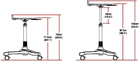 عربة كمبيوتر محمول/كمبيوتر محمول/طاولة مكتب من Aidata LPD008P in Saudi Arabia