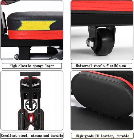 Leg Stretcher Machine，180 Degrees pro Leg Stretcher Machine，Adjustable Kids Martial Arts Dancers Trainer Stretch Thigh Split Machine (Black) in Kuwait