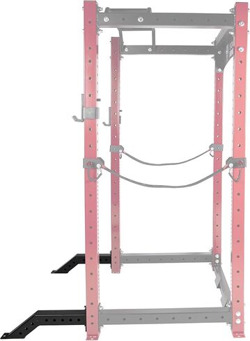 حامل قفص القرفصاء من Signature Fitness SF-3 سعة 1500 رطل 3 × 3 بوصة، يتضمن خطافات J وأشرطة أمان، وملحقات اختيارية أخرى in Saudi Arabia