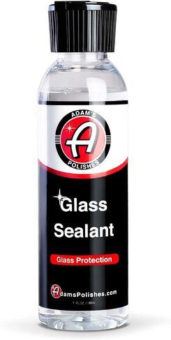 مانع تسرب الزجاج من Adam's Polishes 2.0 4oz - فائق التركيز وسهل الاستخدام - الماء يتدحرج ببساطة عن الأسطح المعالجة - مصمم لخرز الماء والحفاظ على الزجاج نظيفًا in Kuwait
