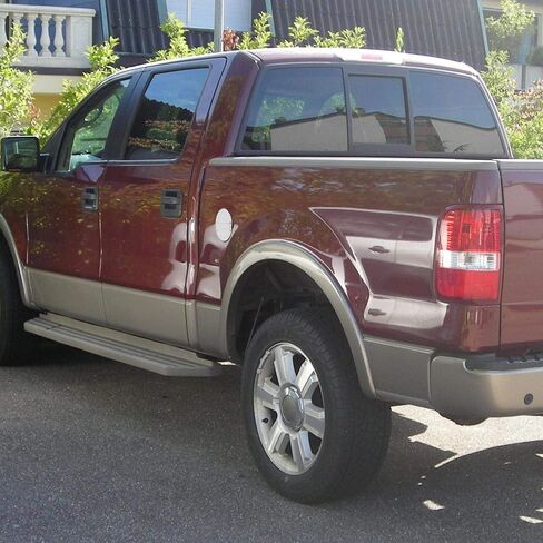 X AUTOHAUX فضي لهجة سيارة غطاء خزان الغاز الوقود حشو غطاء الباب لفورد F150 2009-2014 in Kuwait