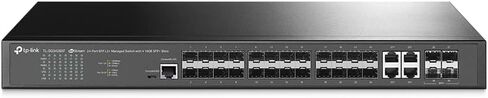 TP-Link TL-SX3008F | 8 Port 10G SFP+ Enterprise Level Switch | L2+ Smart Managed | Omada SDN Integrated | IPv6 | Static Routing | L2/L3/L4 QoS, IGMP & LAG | 5 Year Manufacturer Warranty in Saudi Arabia