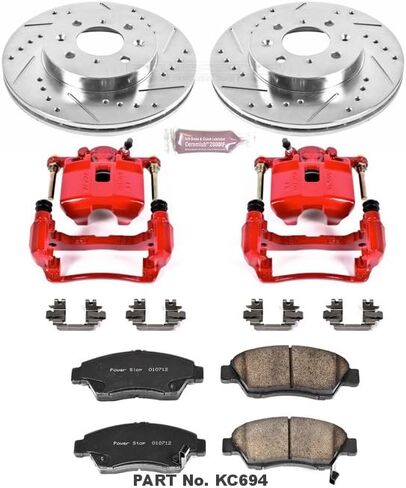Power Stop KC694 1-Click Performance Brake Kit with Caliper in Kuwait