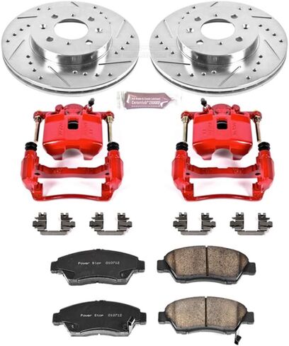 Power Stop KC694 1-Click Performance Brake Kit with Caliper in Kuwait
