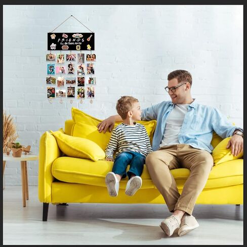 مشبك صور للبضائع من برنامج فريندز التلفزيوني، عرض حامل بطاقات عيد الميلاد للأصدقاء، هدايا إطارات الصور للعرض التلفزيوني للأصدقاء، تصميم كلاسيكي للأصدقاء، عرض الصور المعلقة، جدار عيد الميلاد ونافذة المنزل in Kuwait