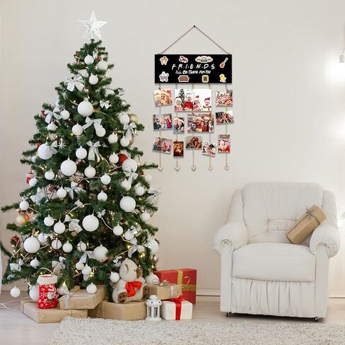 مشبك صور للبضائع من برنامج فريندز التلفزيوني، عرض حامل بطاقات عيد الميلاد للأصدقاء، هدايا إطارات الصور للعرض التلفزيوني للأصدقاء، تصميم كلاسيكي للأصدقاء، عرض الصور المعلقة، جدار عيد الميلاد ونافذة المنزل in Kuwait