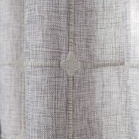 بوهو شرابة الستائر للنوافذ الحديثة مزرعة القطن الكتان ستائر المطبخ توبر البلد القماش القطني نافذة العلاجات الطبقة الستار للحمام غرفة نوم الديكورات (W52 × L18، تان) in Kuwait