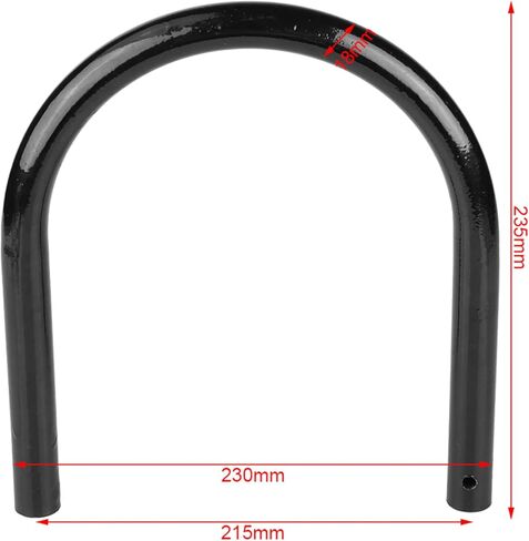 KIMISS Motorcycle Rear Seat Seat Frame Mounting Bracket Frame Loop Hoop Mount Assembly Car Seats Accessories (210mm Curved) in Kuwait