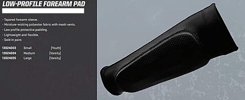 وسادة ساعد منخفضة المستوى من Schutt Sports، وسادات ساعد منخفضة المستوى لكرة القدم والكرة الطائرة وكرة السلة وجميع الرياضات التي تتطلب الاحتكاك - زوج واحد، أسود، كبير in Saudi Arabia