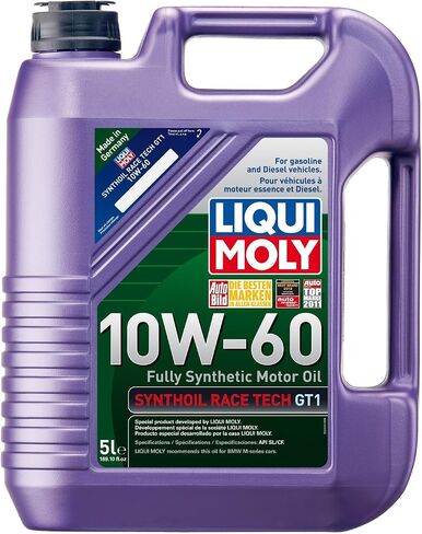 LIQUI MOLY Synthoil Race Tech GT1 SAE 10W-60 | 5 لتر | زيت محرك تخليقي بالكامل | رمز المنتج: 2024 in Saudi Arabia