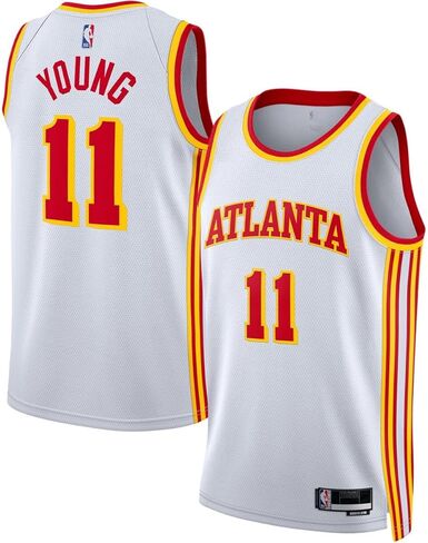 تراي يونغ اتلانتا هوكس NBA Kids Youth 8-20 Association Edition White Swingman Jersey in Kuwait