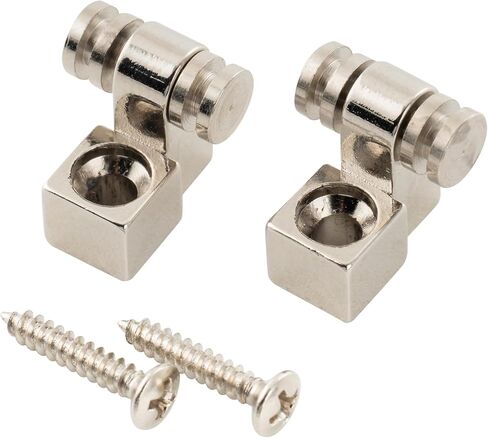 Musiclily Pro Steel Roller Guitar String Trees String Guides Retainers for Strat Stratocaster Tele Telecaster Electric Guitar Replacement, Black (Set of 2) in Saudi Arabia