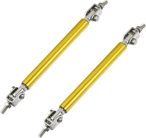 X AUTOHAUX 1pair 100mm 3.94" Universal Splitter Support Rods Adjustable Front Bumper Lip Splitter Strut Rod Tie Support Bars for Car Silver Tone in Saudi Arabia