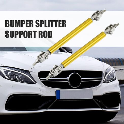 X AUTOHAUX 1pair 100mm 3.94" Universal Splitter Support Rods Adjustable Front Bumper Lip Splitter Strut Rod Tie Support Bars for Car Silver Tone in Saudi Arabia