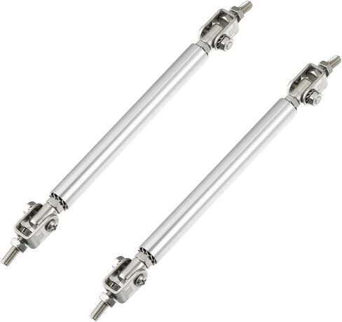 X AUTOHAUX 1pair 100mm 3.94" Universal Splitter Support Rods Adjustable Front Bumper Lip Splitter Strut Rod Tie Support Bars for Car Silver Tone in Saudi Arabia