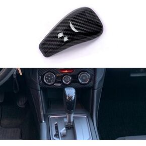 for Subaru Gear Shift Knob Cover Trim for Subaru Forester 2019-2021, for XV Crosstrek 2018-2021, for Impreza 2017-2021, for Outback 2020 2021, Orange