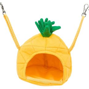 Multipet Medium Yellow Pineapple House Small Animal Hideaway, 5.5" L X 5.5" W X 6" H in Kuwait