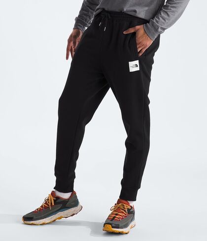 THE NORTH FACE Men's Core Jogger, TNF Medium Grey Heather/TNF Black, Large Regular in Saudi Arabia