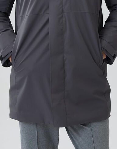 Parka Jacket Men Mens Long Puffer Coat Jacket Water-Repellent Windproof Breathable in Kuwait