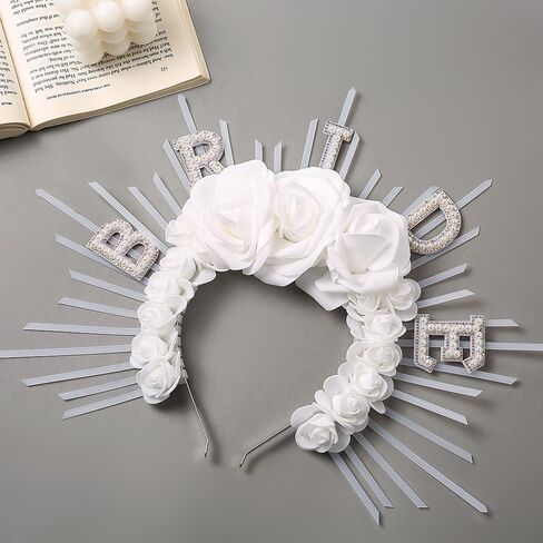 Bubbmi Women Sun Goddess Hair Band Mary Halo Crown Sunburst Headband Costume Party Cosplay Wedding Photoshoot Festival Headpiece in Kuwait