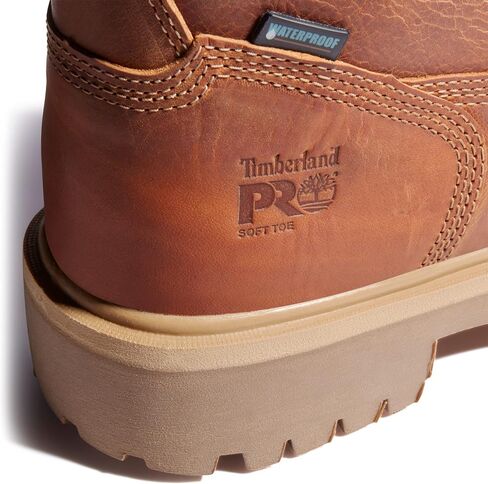 حذاء Timberland PRO الرجالي Direct Attach مقاس 8 بوصة ناعم عند أصابع القدم معزول مقاوم للماء، حذاء عمل صناعي مقاوم للماء، Wheat-2024 جديد، 7.5 in Saudi Arabia
