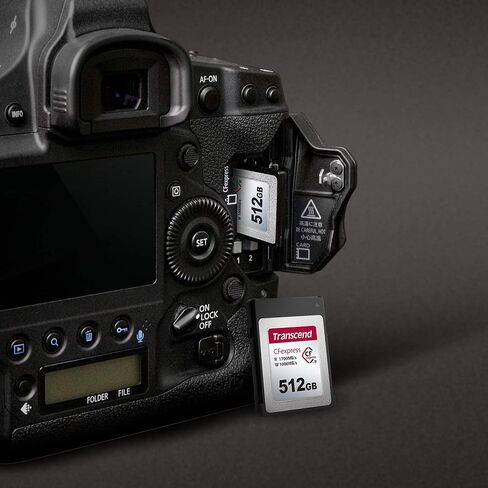 Transcend TS160GCFE860 160GB Professional CFexpress Type B CFE860 Cinema Quality Memory Card for 8K RAW Video and Photos with up to 1,750MB/sec transfers speeds in Kuwait