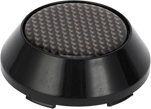 Wheel Center Caps Hub Caps Rim Center Caps Plastic OD: 65mm/2.56" 1 Pc Red for Ford for Chevy with Brown Carbon Fiber Pattern Sticker in Saudi Arabia