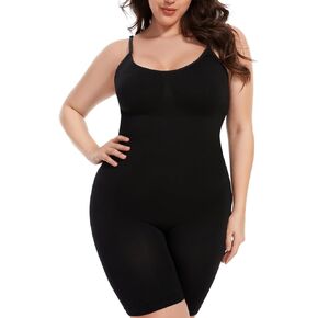 Shapewear Bodysuit for Women Tummy Control Butt Lifting Full Body Shaper Smoothing Seamless Thigh Slimmer Shorts