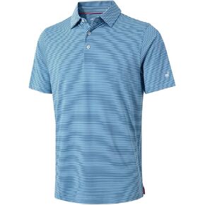Golf Shirts for Boys Short Sleeve Moisture Wicking Dry Fit Performance Sport Striped Boys Polo Shirts
