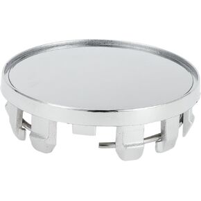 Universal Wheel Center Hub Cap Durable 59mm 2.32" Outside Diameter Vehicle Hub Covers Car Accessories Automotive Plastic Silver Tone