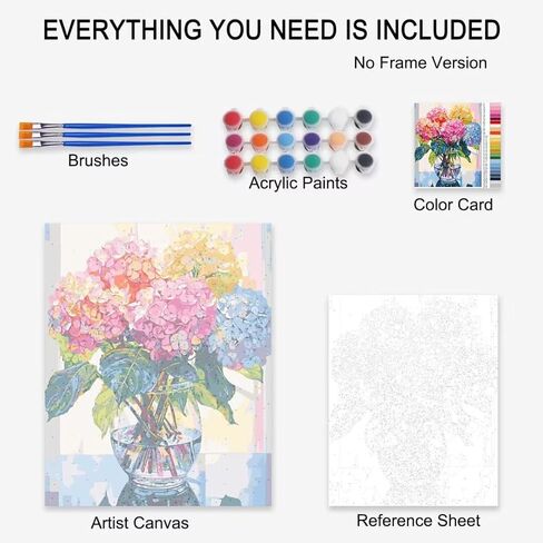 Dancing Woman Oil Painting Paint by Number Kits 16 x 20 inch Canvas Abstract Graffiti Red Dress Female Dancer DIY Painting for Kid Students Adult Beginner with Brushes Acrylic Pigment (without Frame) in Kuwait