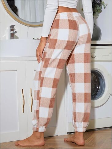 سراويل بيجامة نسائية من Verdusa بطبعات منقوشة بنقشة الجاموس وملابس نوم in Kuwait