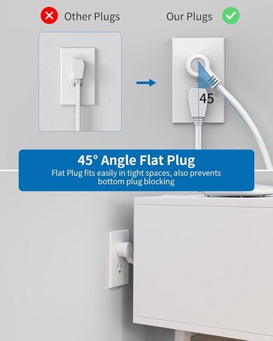 NTONPOWER شريط طاقة أسود بطول 25 قدمًا مع 4 منافذ، ومنفذين USB، وسلك تمديد لسطح المكتب، وحماية من التحميل الزائد، وغطاء ABS + PC مقاوم للحريق in Kuwait