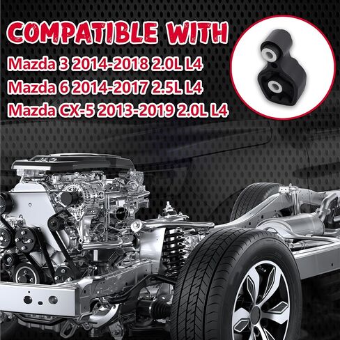 حامل محرك المحرك الأيمن متوافق مع 2012-2013 Mazda 3 GS-Sky 2.0L & 2012-2013 Mazda 3 i 2.0L |GPBFD139060B /MK18 in Kuwait